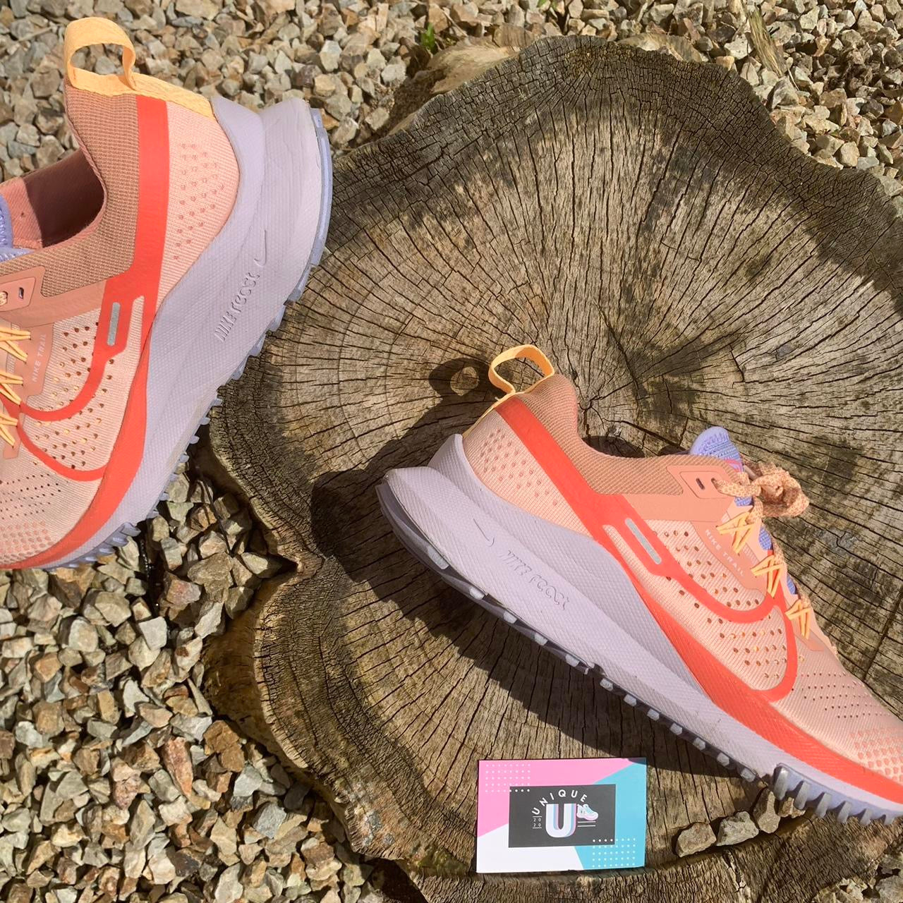 Nike Pegasus Trail 4 Zoom Running Cotton Candy Pink Peach Purple