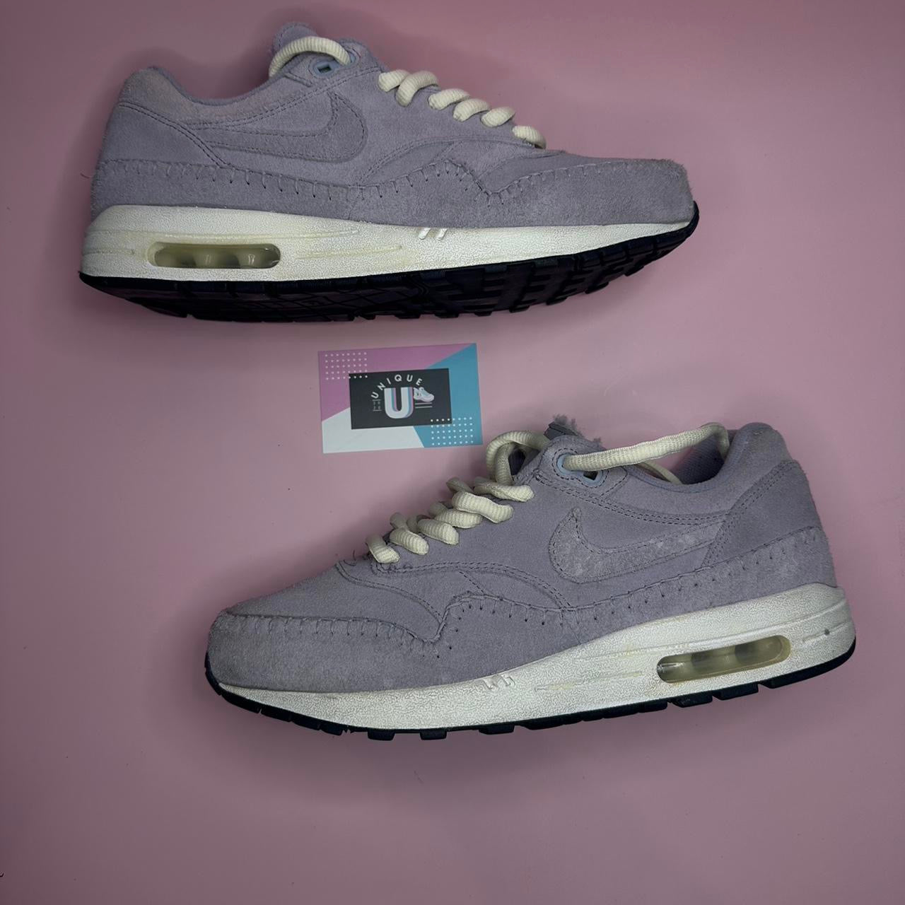 Nike Air Max 1 Purple Suede Knit