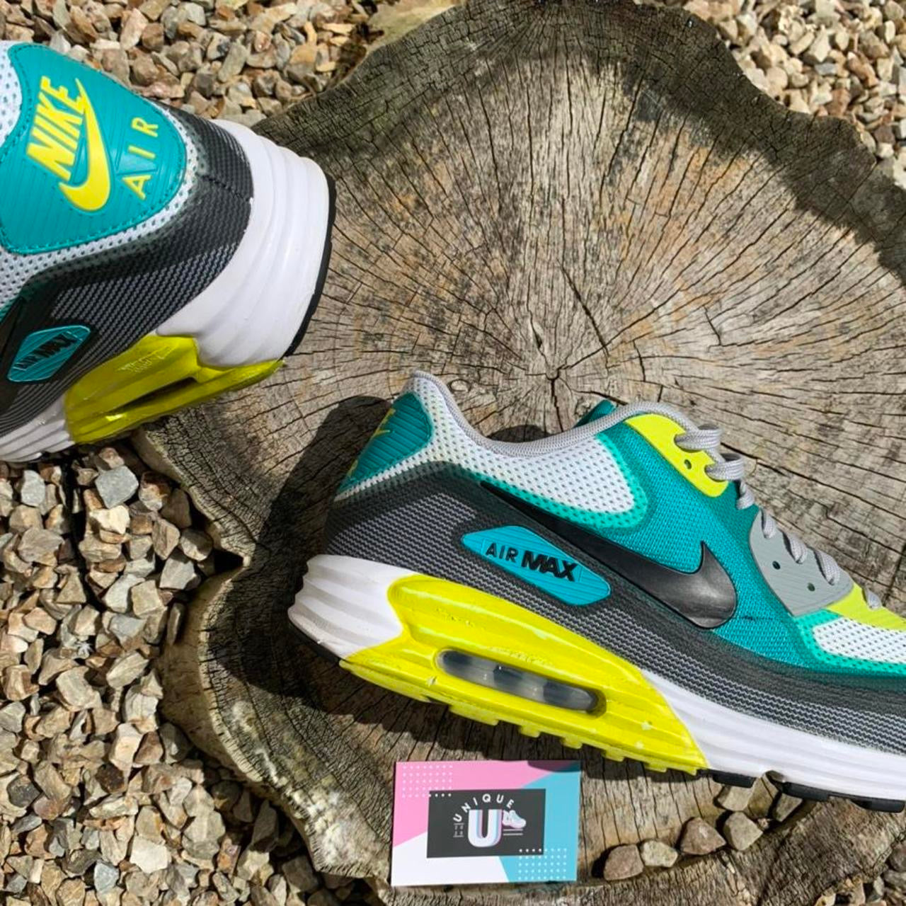 Nike Air Max 90 x Nike Lunarlon Premium Style Neon White