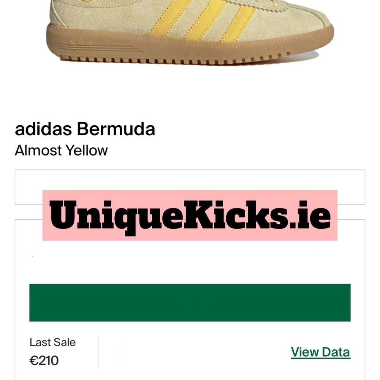 Adidas Originals Bermuda Yellow Suede Island Series