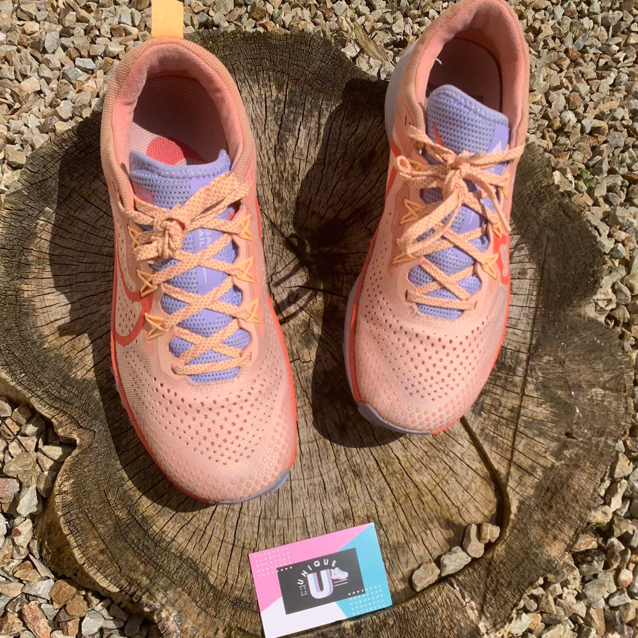 Nike Pegasus Trail 4 Zoom Running Cotton Candy Pink Peach Purple