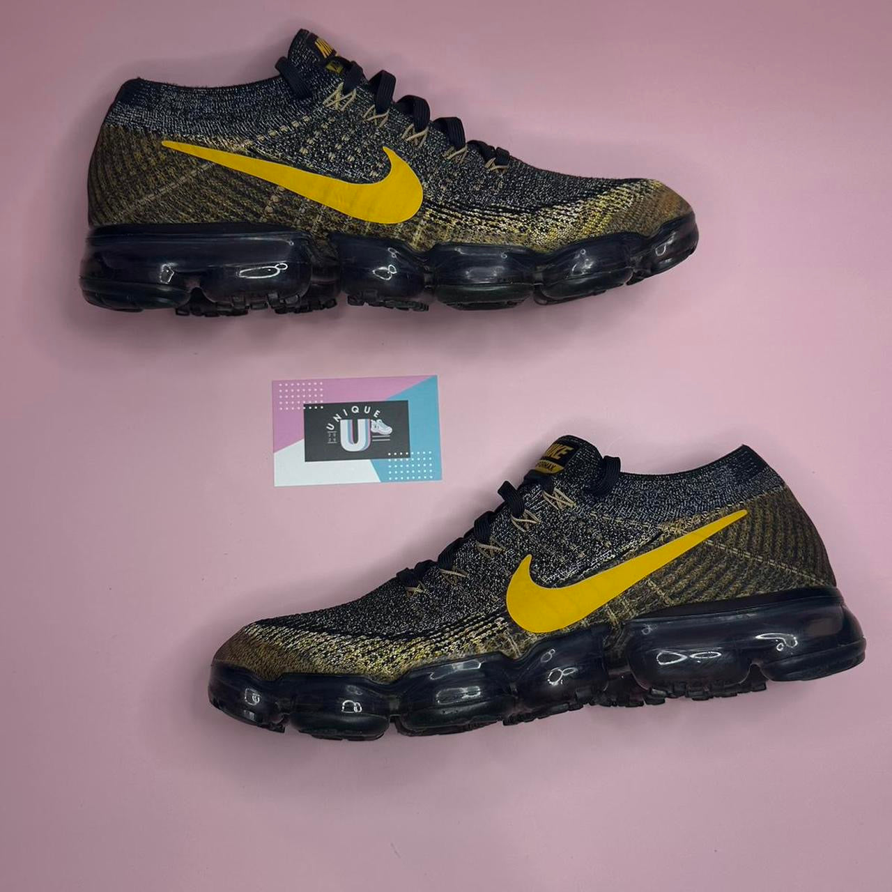 Nike Air VaporMax Flyknit Black Gold