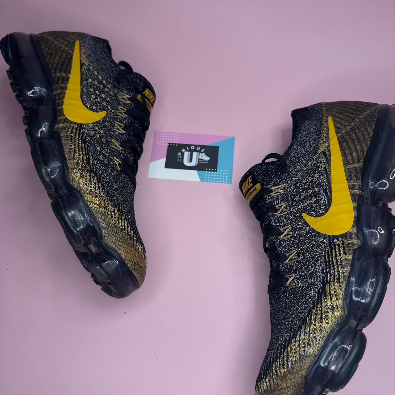 Nike Air VaporMax Flyknit Black Gold
