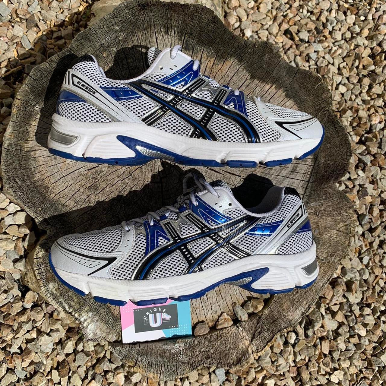 ASICS Gel Impression Special Edition White Grey Navy