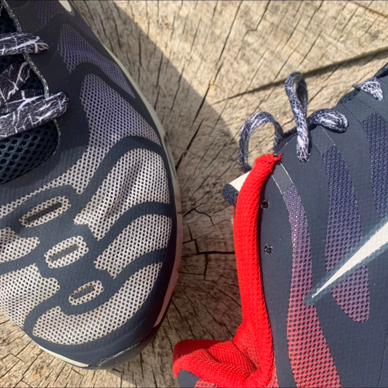 Nike Air Max TN Plus Hyperfuse White Navy Red Gradient