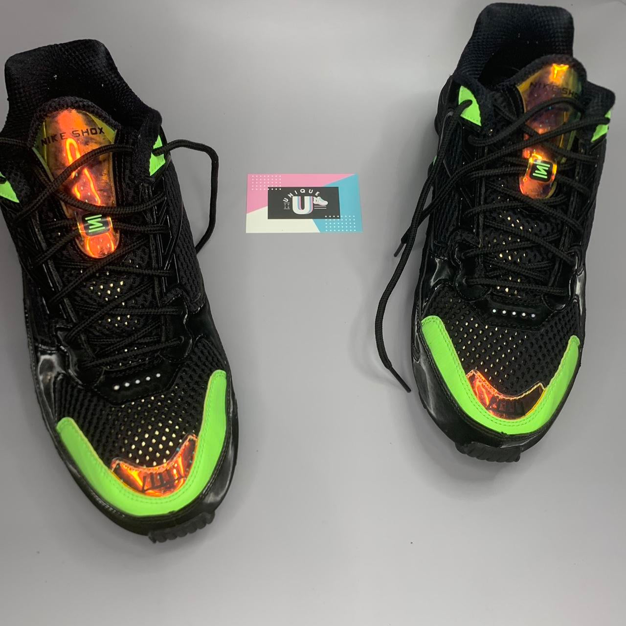 Nike Shox Engima Black Lime Blast