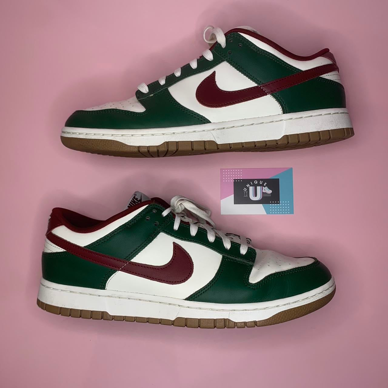 Nike Dunk Low George Green Maroon White Gum