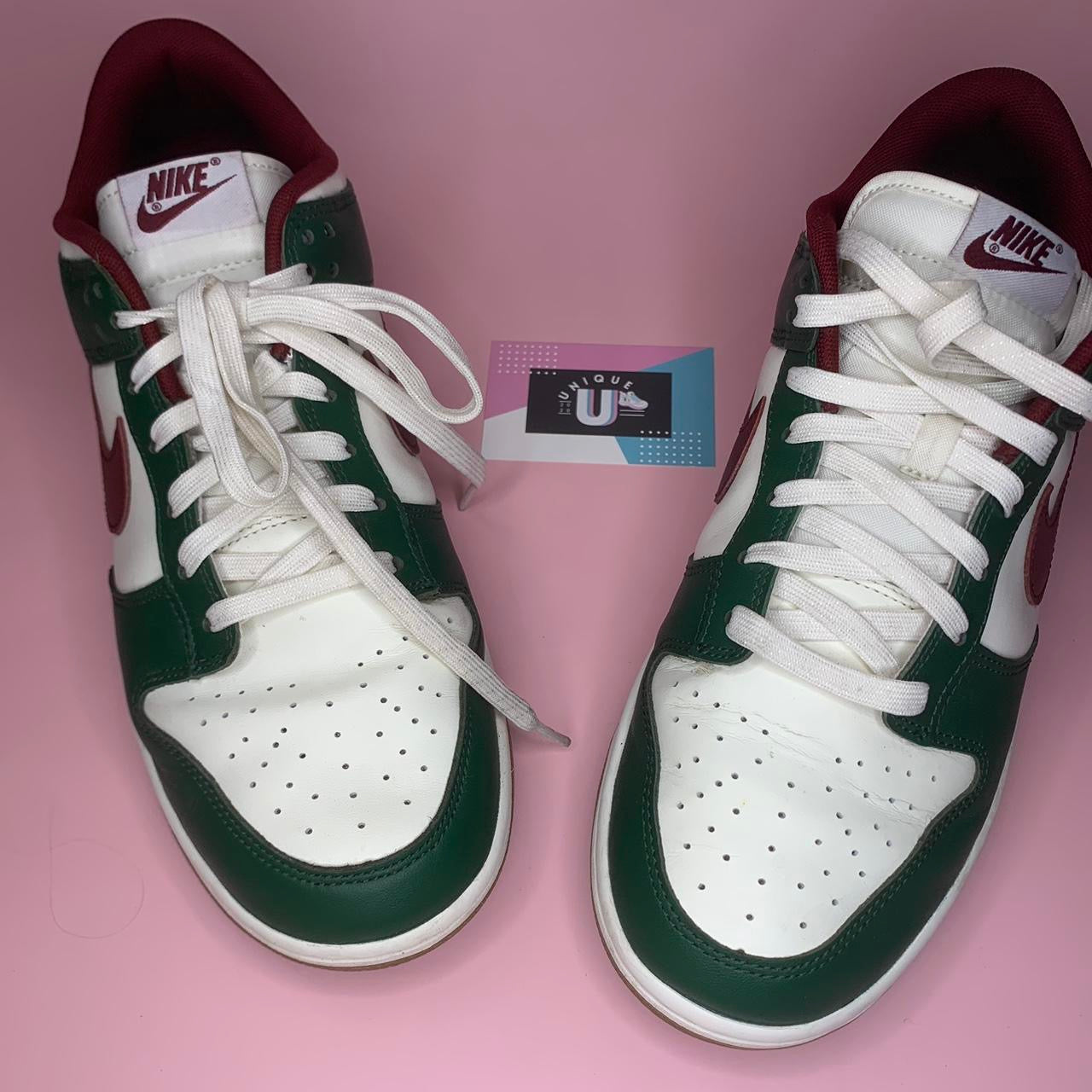 Nike Dunk Low George Green Maroon White Gum