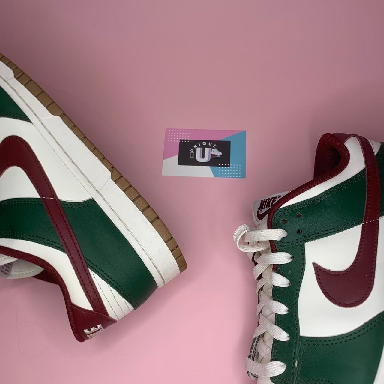 Nike Dunk Low George Green Maroon White Gum