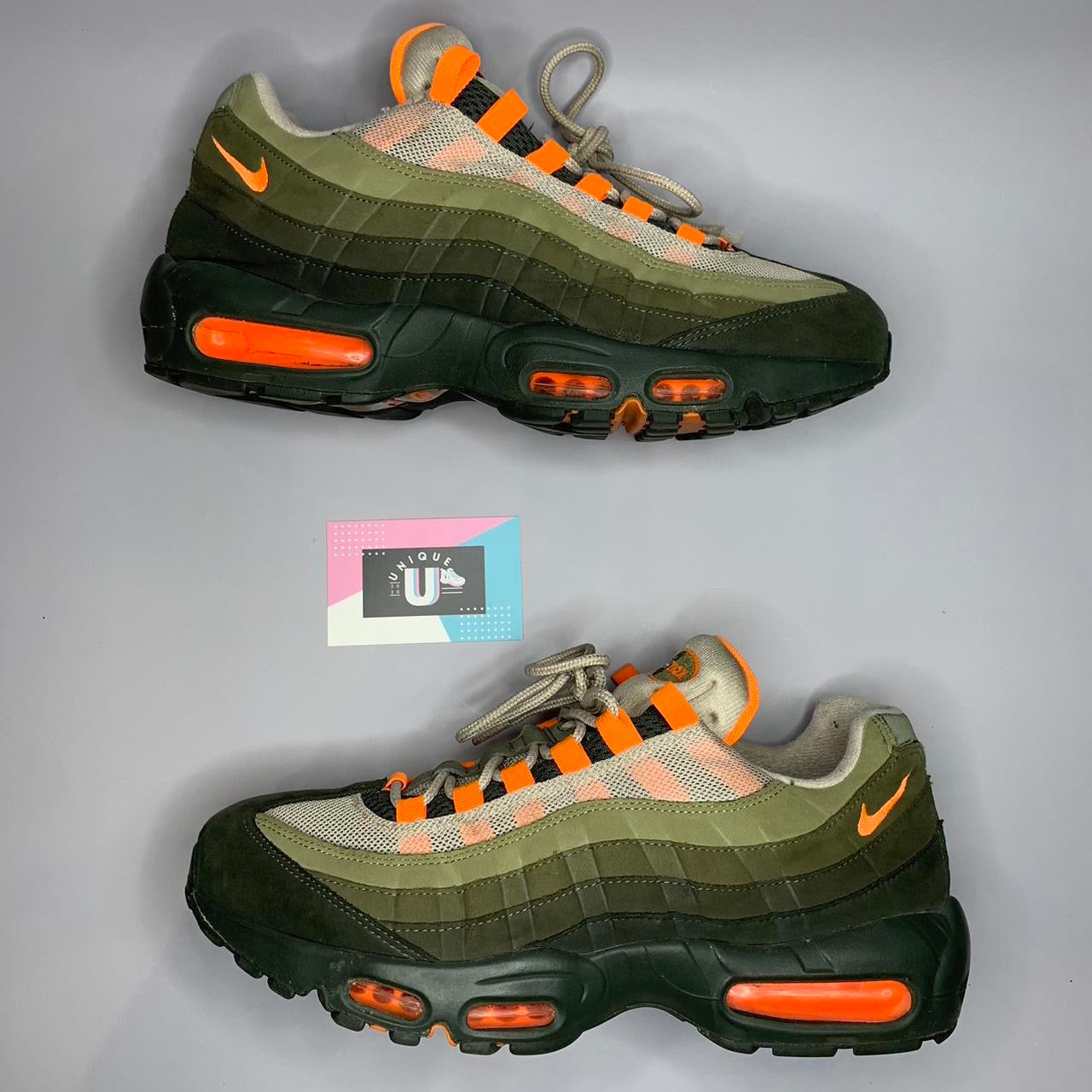 Nike Air Max 95 - Neutral Olive Total Orange Special Edition Premium Suede