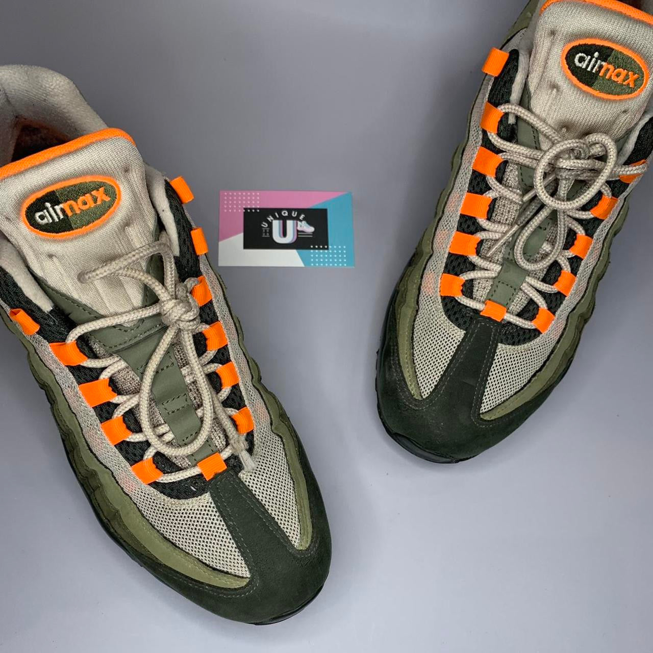 Nike Air Max 95 - Neutral Olive Total Orange Special Edition Premium Suede