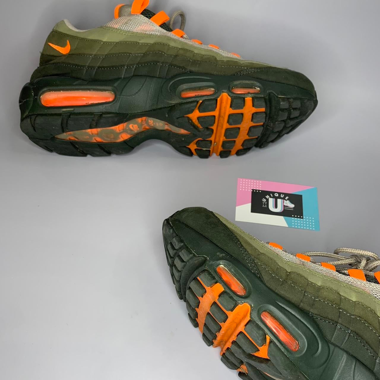 Nike Air Max 95 - Neutral Olive Total Orange Special Edition Premium Suede