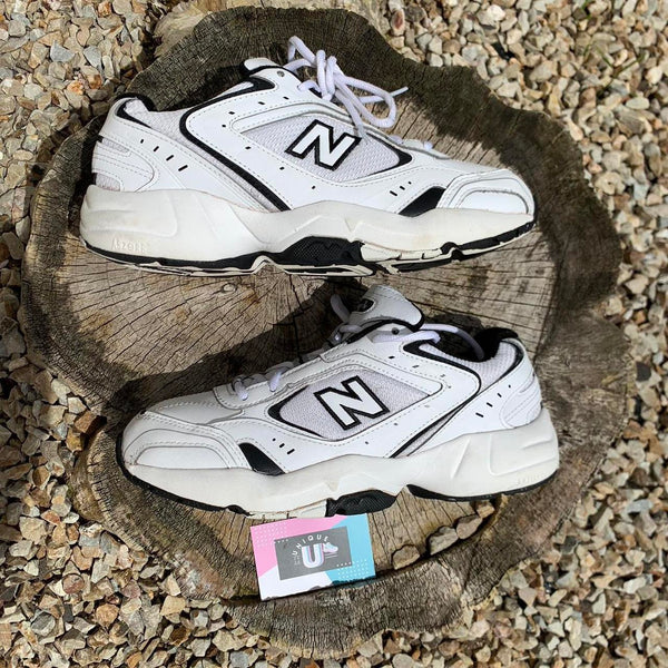 New Balance 452 White Leather Classic Black