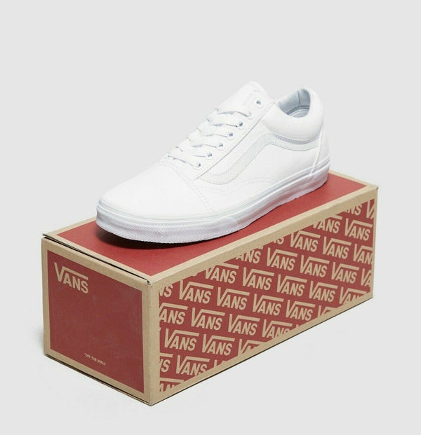 Vans Old Skool Canvas & Leather White