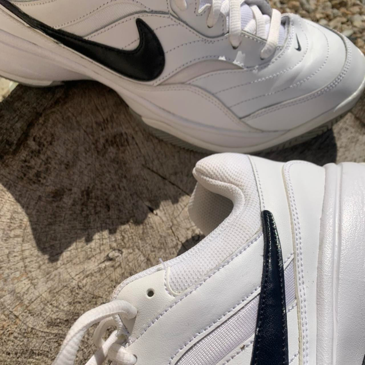 Nike White Leather Court Retro Style “Dad Shoes”