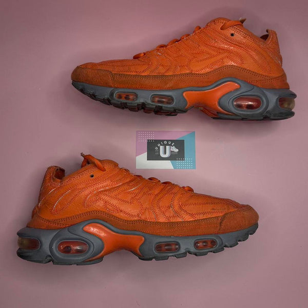 Nike Air Max TN Plus Decon Vibrant Orange Leather Suede