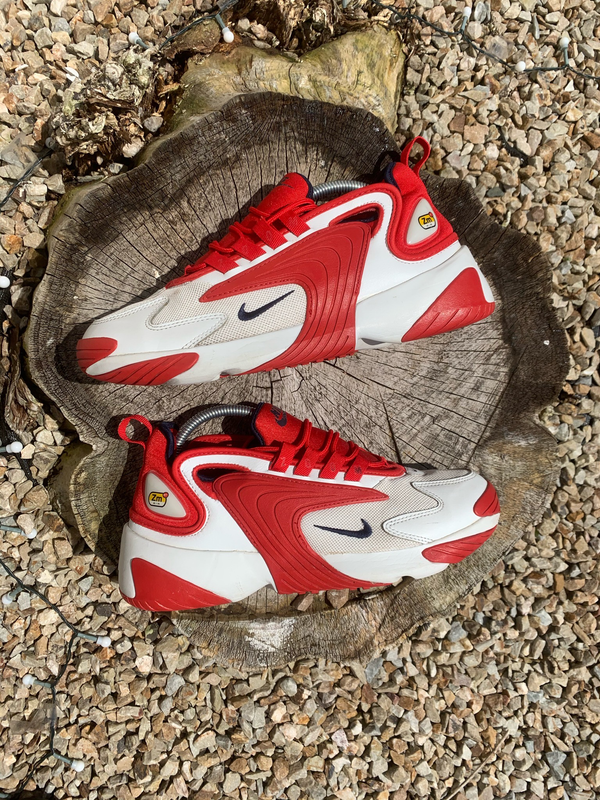 Nike Zoom 2k Off White University Red Navy Custom Style