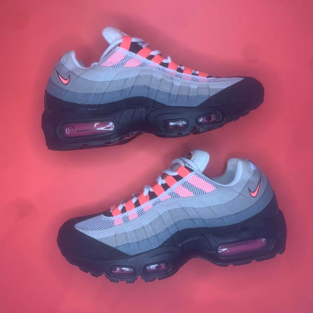 Sneakers Air Max 95 Gs Solar Red Nike Air Max 95 Solar Red OG Of