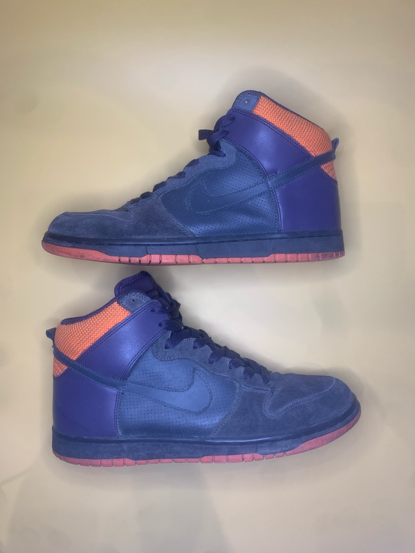 Nike Dunk High Retro Black Purple Orange Navy