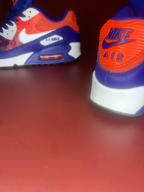 Nike Air Max 90 Retro Red Navy White Pixel