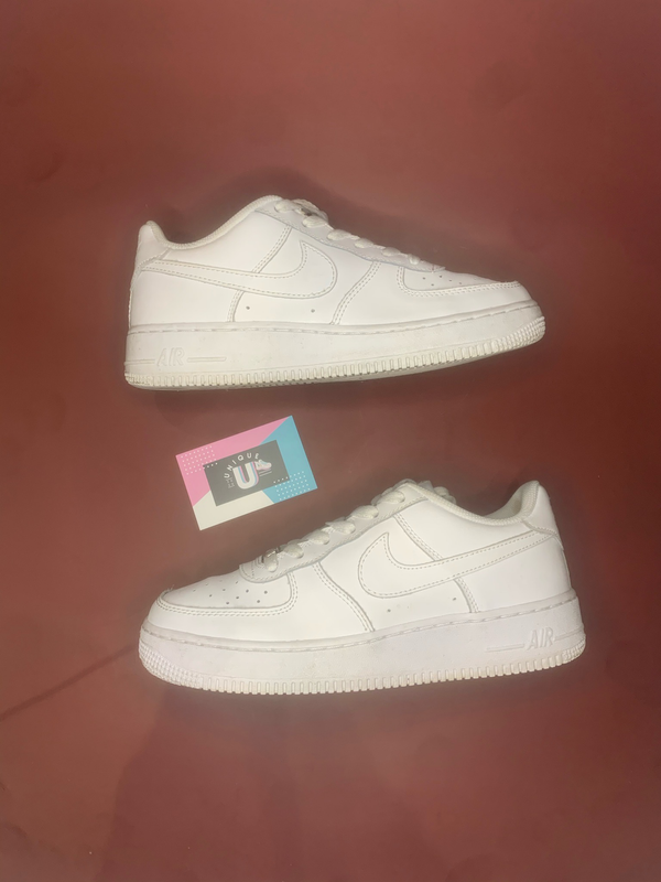 Nike Air Force 1 Low White Leather Silver