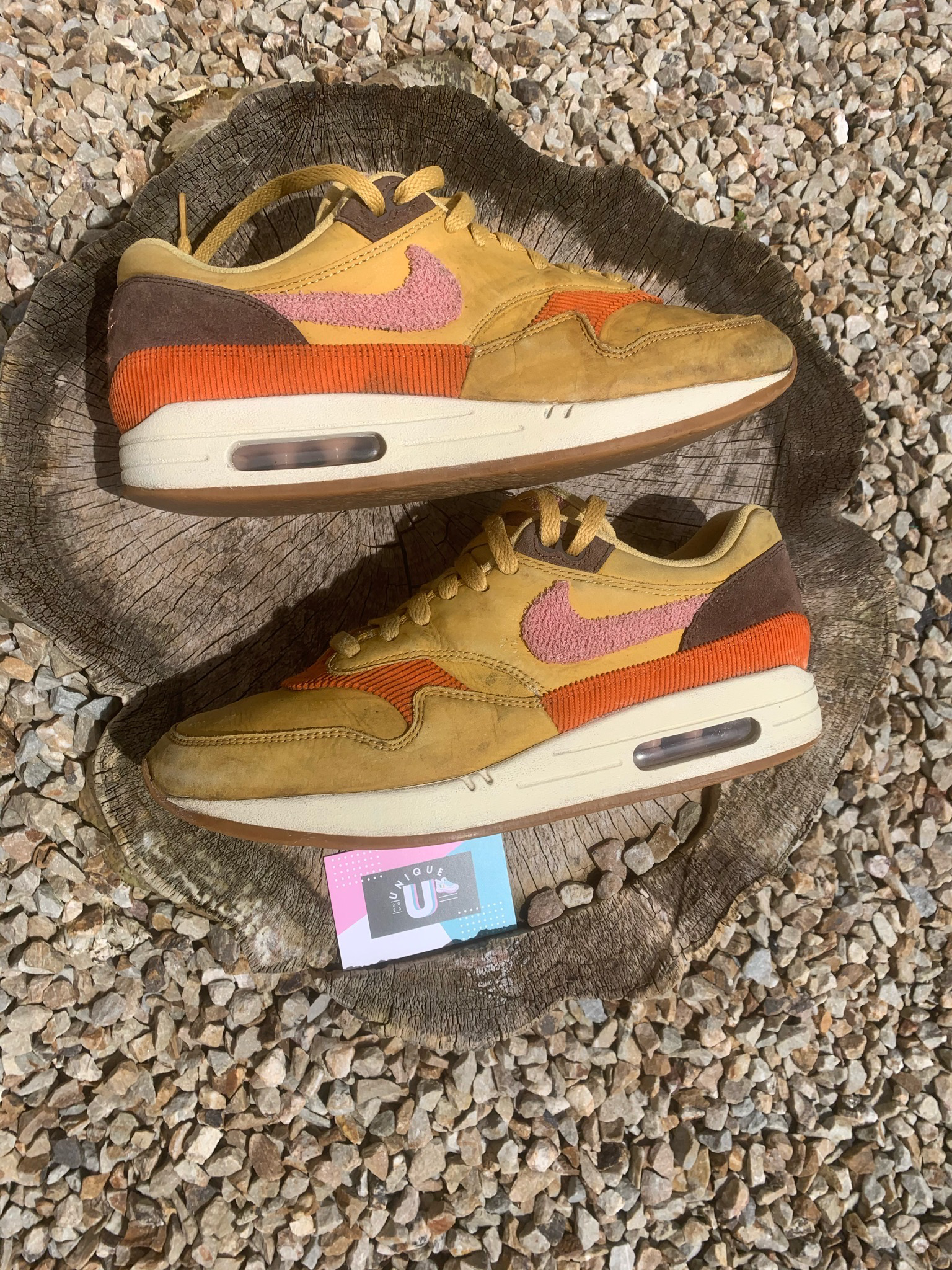 Nike Air Max 1 Crep Wheat Rust Pink