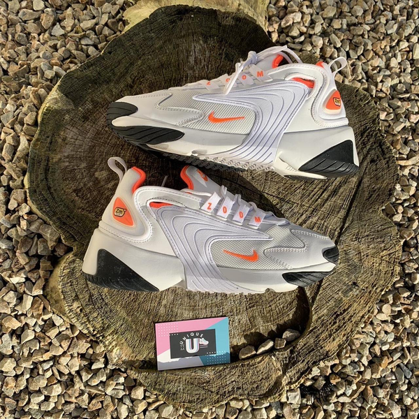 Nike Zoom 2k White Neon Orange
