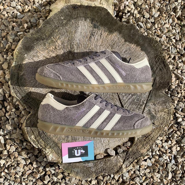 Adidas Hamburg Special Edition Fluffy Suede - Oxygen Purple Grey