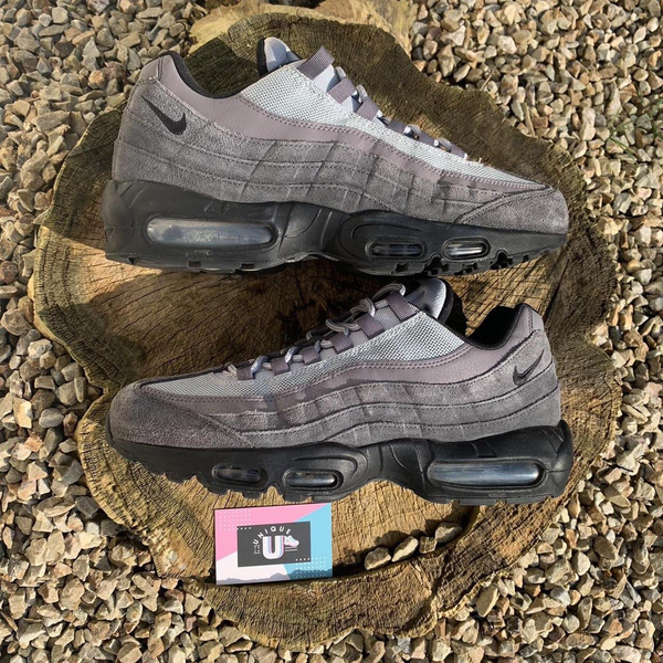 Nike Air Max 95 Black Grey Anthracite Suede