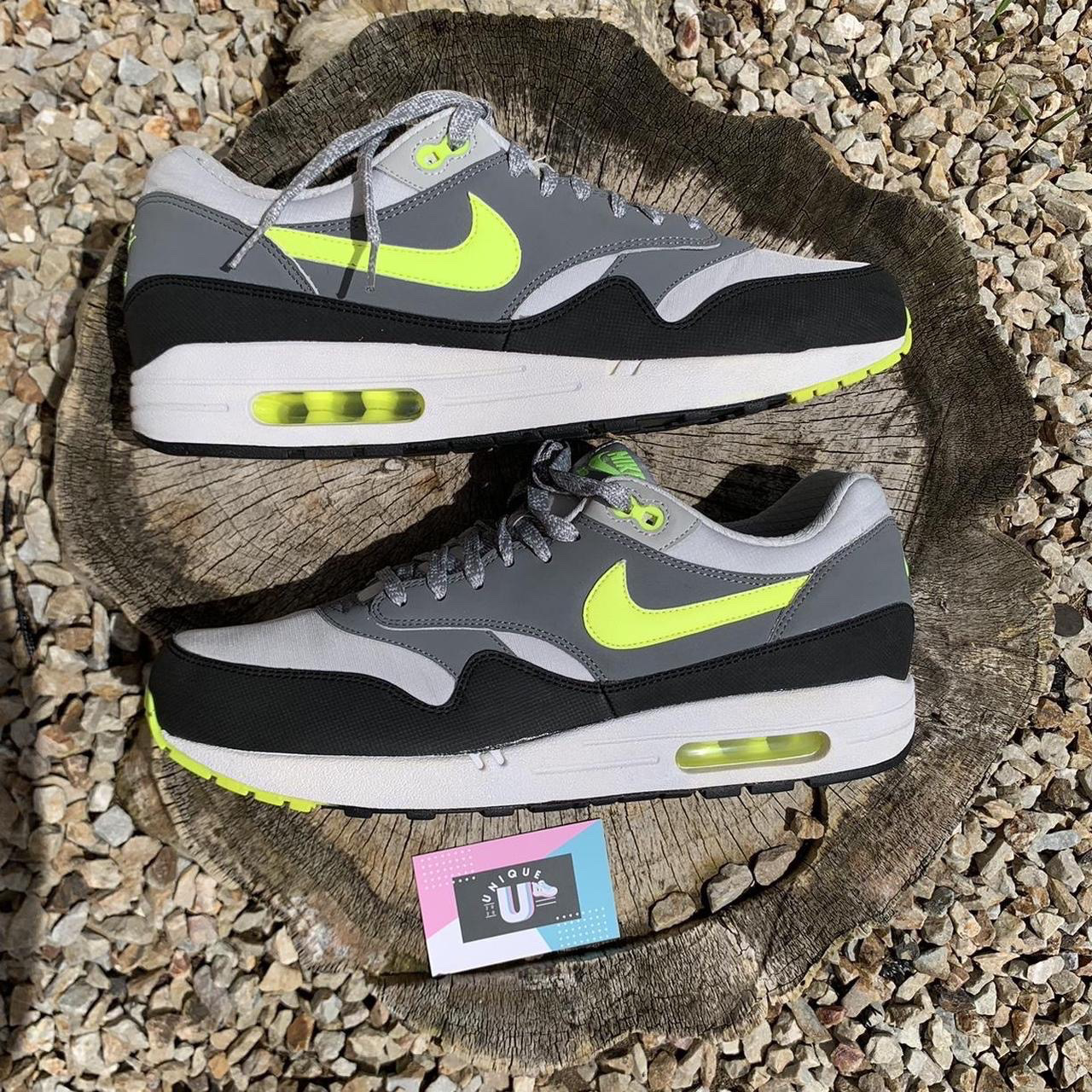 Nike Air Max 1 Essential PRM Neon Grey White