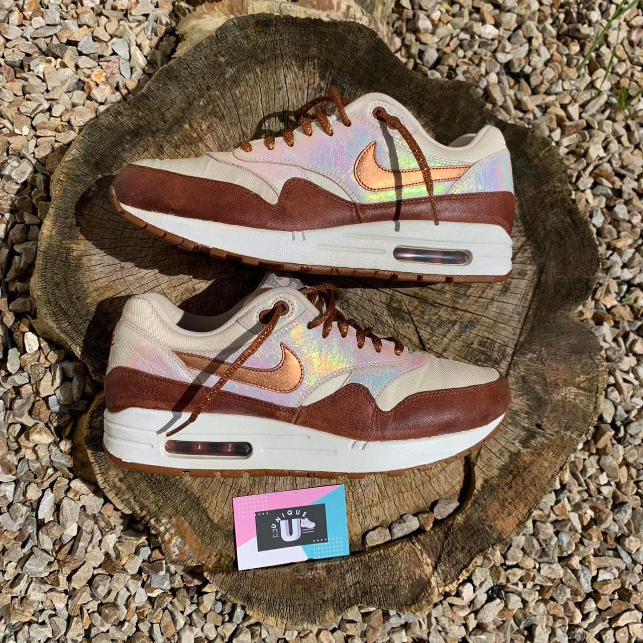 Nike Air Max 1 Premium Maroon Tropical Blast Bronze White