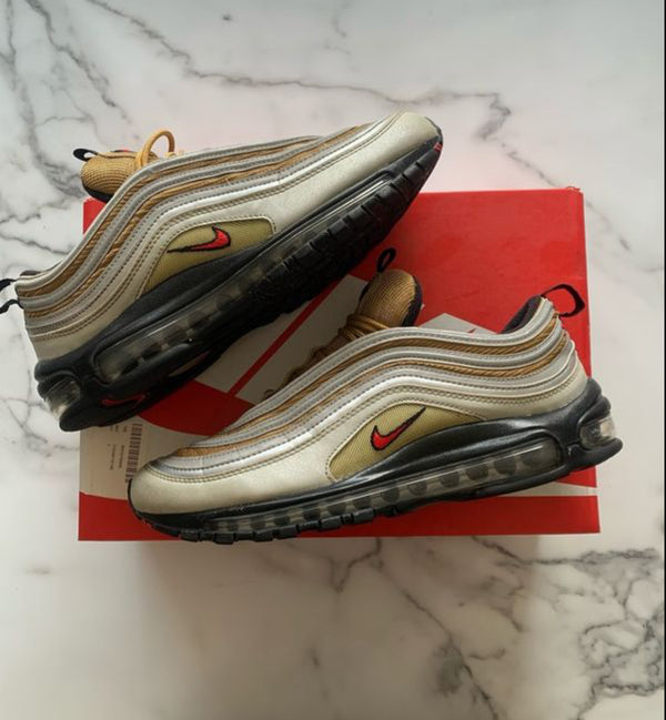 Nike Air Max 97 Gold Silver Black Premium