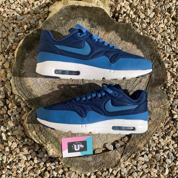 Nike Air Max 1 Ultra Noir Navy Royal Blue Platinum