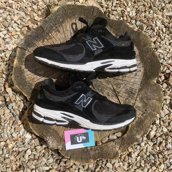 New Balance 2002R Black Suede Mesh