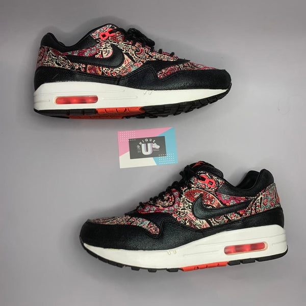 Nike Air Max 1 Premium Paisley Liberty Black