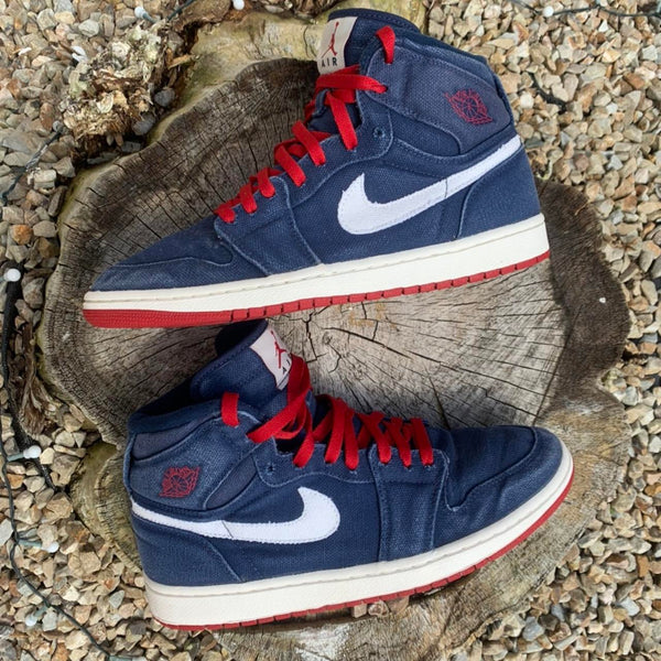 Nike Air Jordan 1 High Premium Jaded Navy Denim