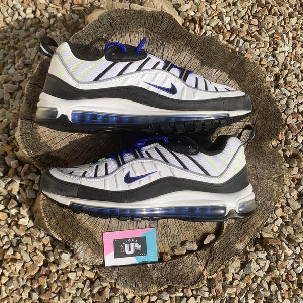 Nike Air Max 98 Limited Edition White Black Racer Blue