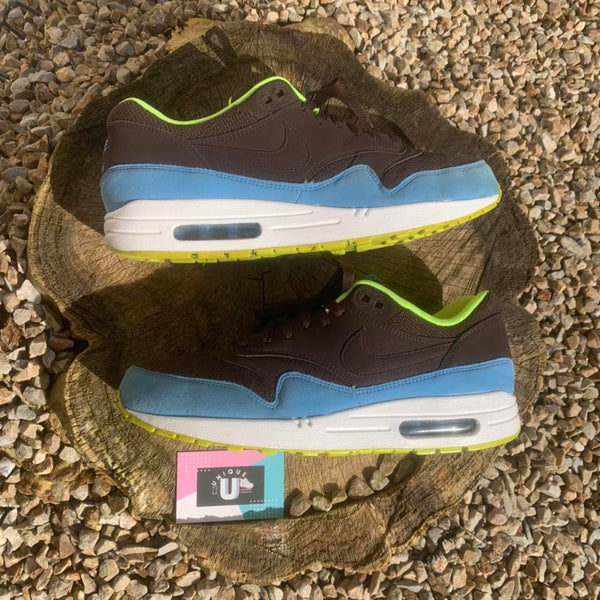 Nike Air Max 1 Essential Volt Mocha Blue
