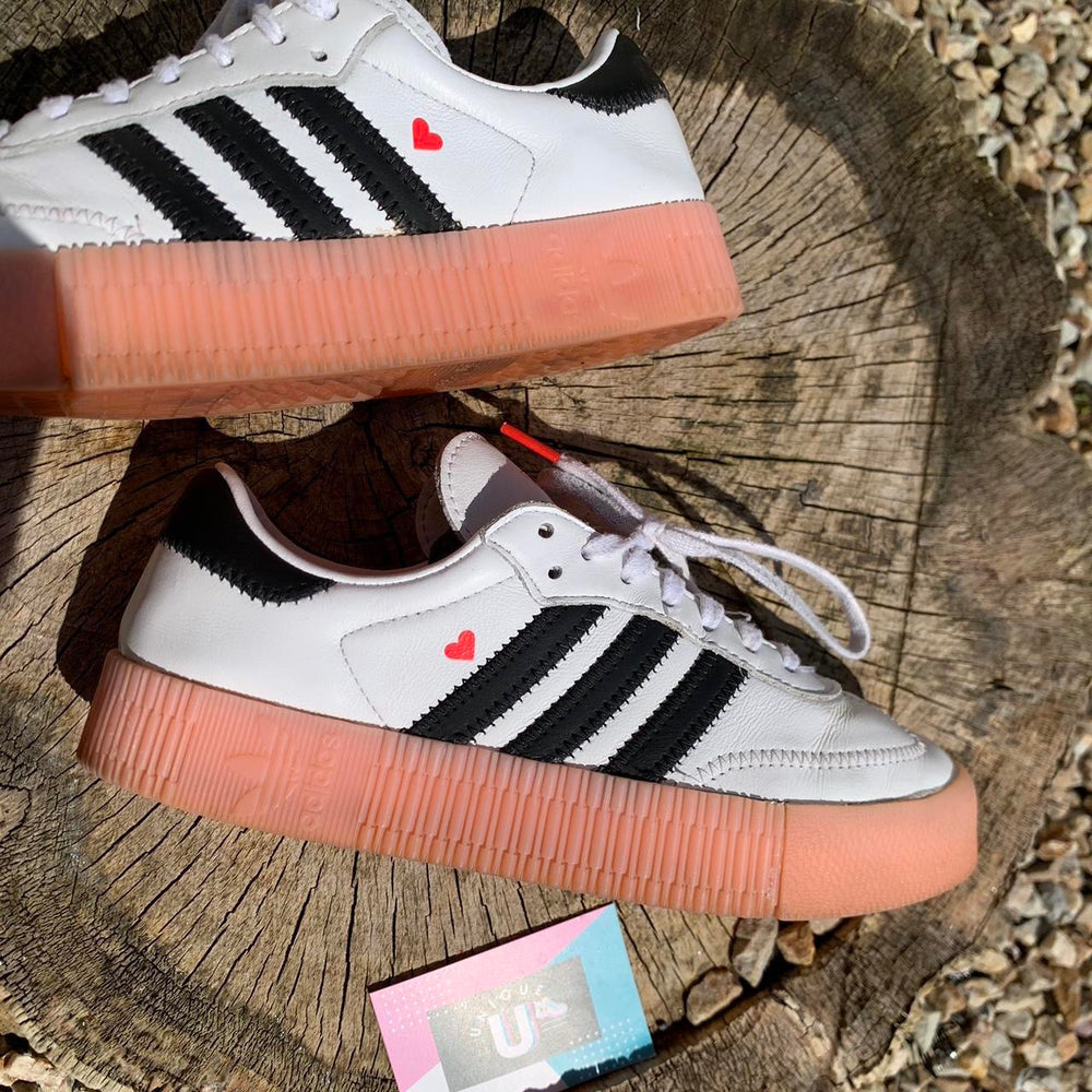 Adidas Originals Samba Rose White Leather Special Edition Sambarose