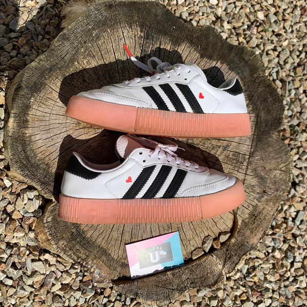 Adidas Originals Samba Rose White Leather Special Edition Sambarose