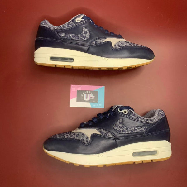 Nike Air Max 1 Premium PRM Navy Obsidian Leather