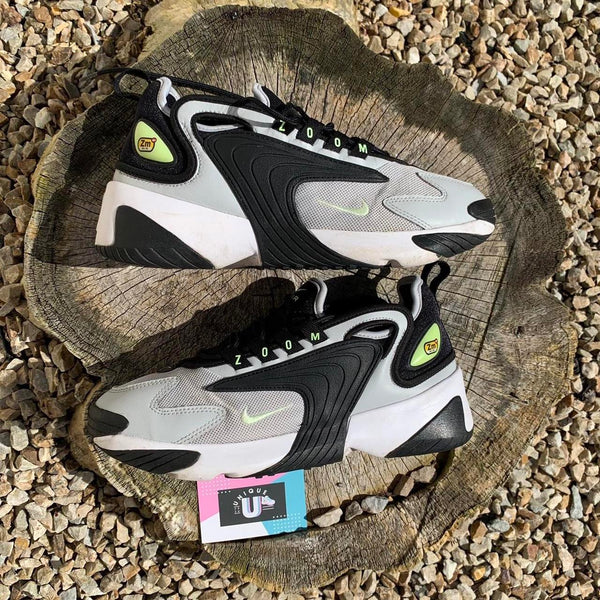 Nike Air Zoom 2k Retro Black Grey Mesh Neon
