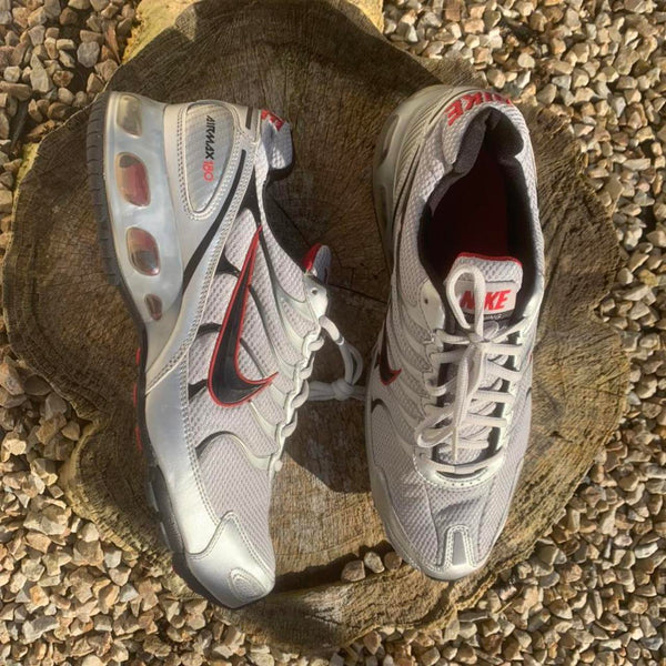 Nike Air Max 180 TN Wolf Grey Silver Black Red