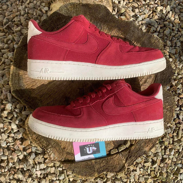 Nike Air Force 1 Premium PRM Red Suede