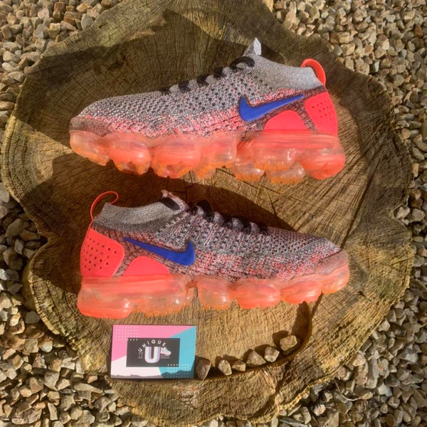 Nike Air Vapormax Flyknit 2.0 Ultra Marine Premium Grey Pink Blue