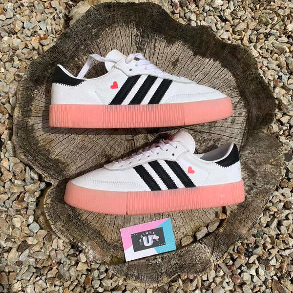 Adidas Originals Samba Rose White Leather Special Edition Sambarose