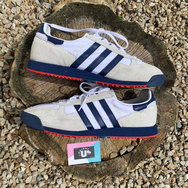 Adidas Originals SL80 SL 80 White Cream Navy Red Sneakers