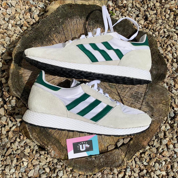 Adidas Originals Forrest Grove White Cream Green Sneakers