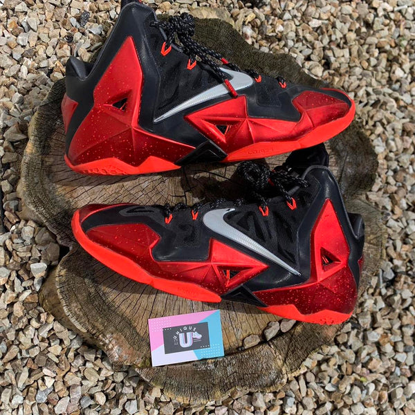 Nike LeBron 11 XI Away Red Premium Limited Edition