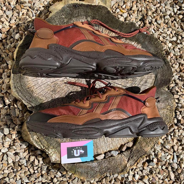 Adidas Originals Ozweego Dark Brown Maroon